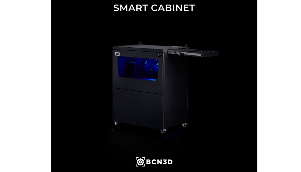 Smart Cabinet, nuevo dispositivo que almacena filamentos en condiciones perfectas de humedad y complementa sus impresoras 3D Epsilon...