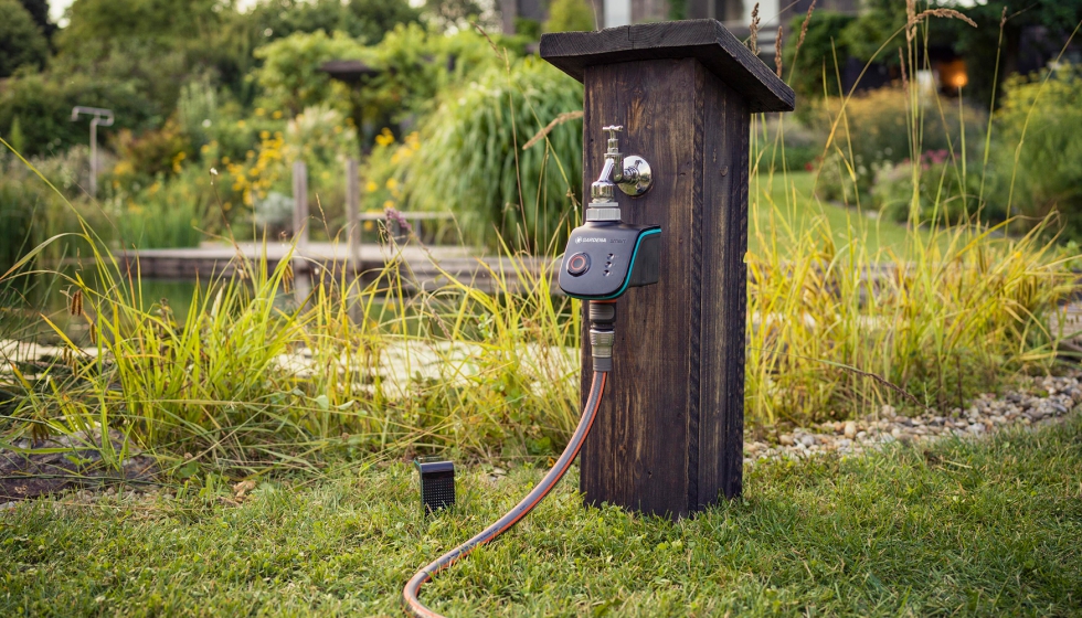 Smart Sensor y Smart Water Control de Gardena. Foto: Gardena / Koelnmesse Image database