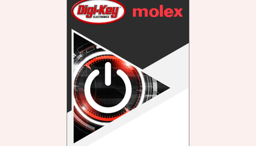 Digi-Key Electronics distribuye globalmente la amplia oferta de productos de Molex para soluciones de conectividad de energa...