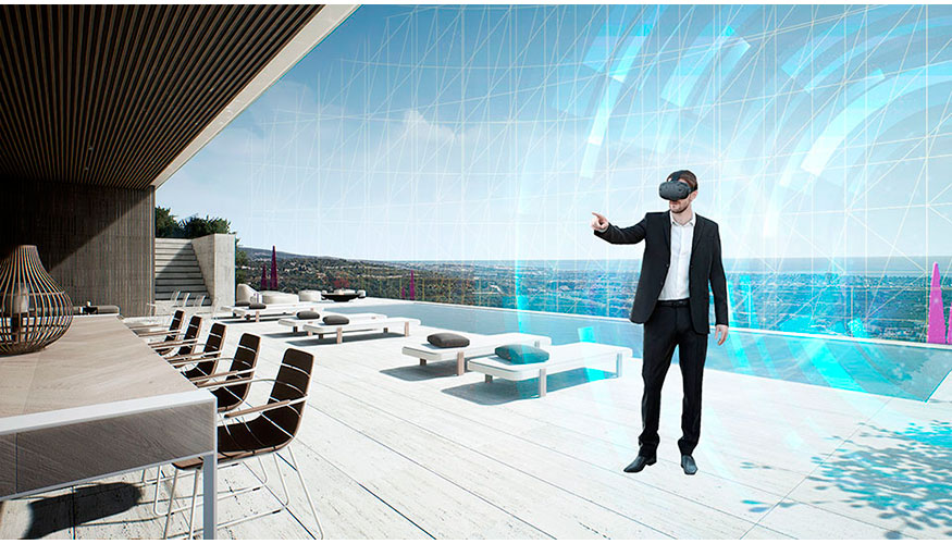 La realidad virtual permite la creacin de recorridos virtuales tridimensionales y en tiempo real. Aliaxis