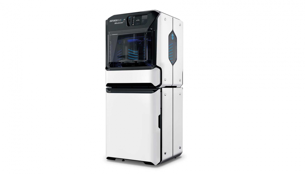 La impresora 3D Stratasys J5 MediJet se ha diseado para modelos anatmicos, guas quirrgicas e instrumental mdico...