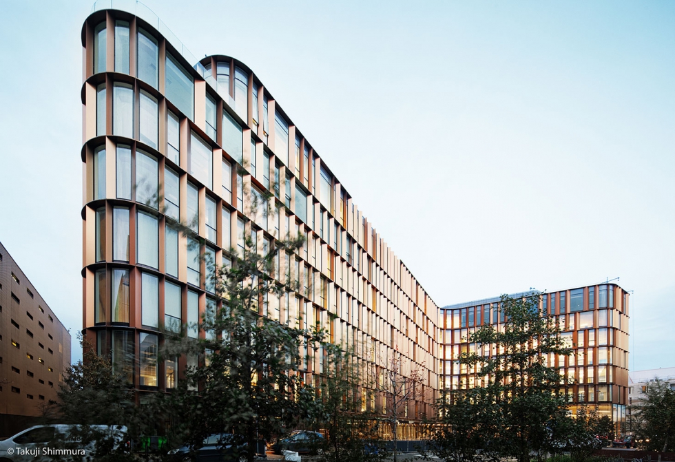 Edificio 'The Curve', en Saint-Denis, Francia. Foto: Takuji Shimmura