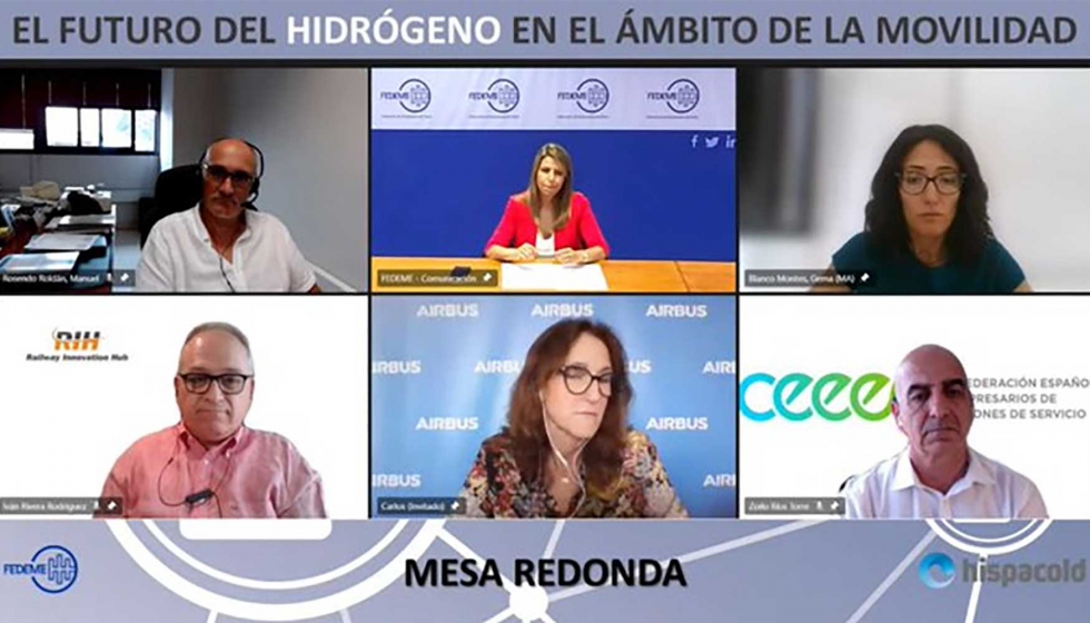 La mesa redonda cont con la participacin de representantes de CEEES; Airbus; Tussam; Navantia y Railway Innovation Hub...