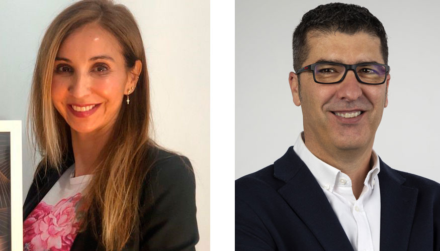 Mara Costas, directora licensing & retail ViacomCBS Networks Iberia, y Enrique Molina, licensing manager de Colorbaby