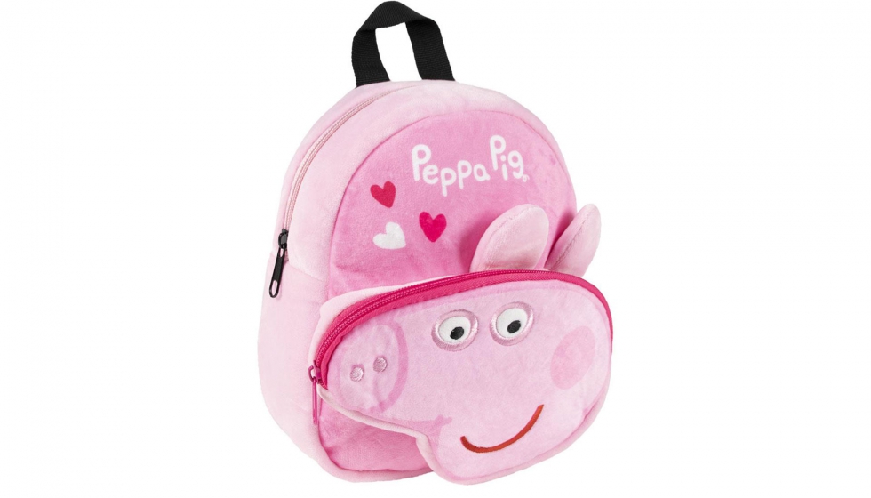 Mochila peluche guardera Peppa Pig (Artesana Cerd)