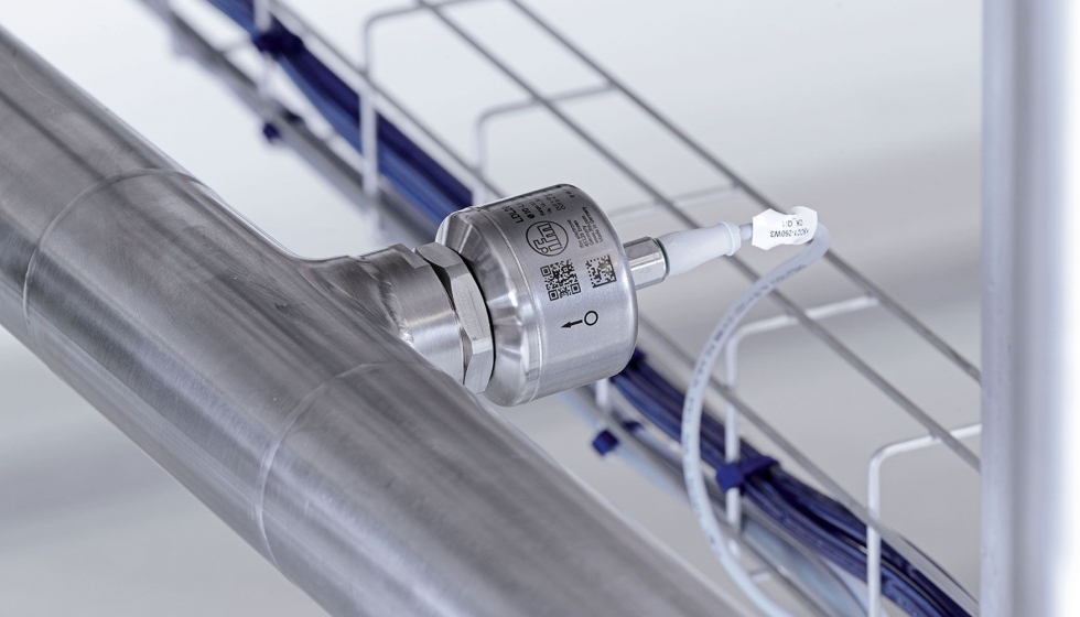 El sensor de conductividad LDL200 detecta de forma fiable si existe en las tuberas agua limpia o lquido de limpieza del proceso CIP...