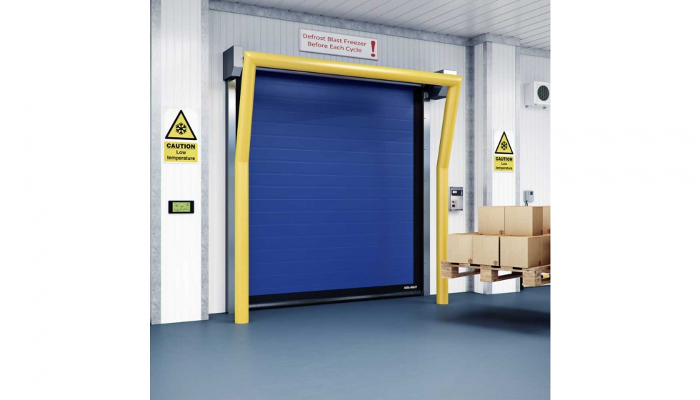 Assa Abloy Entrance Systems cuenta con puertas industriales automatizadas para almacenamiento de productos en fro y ahorro energtico...