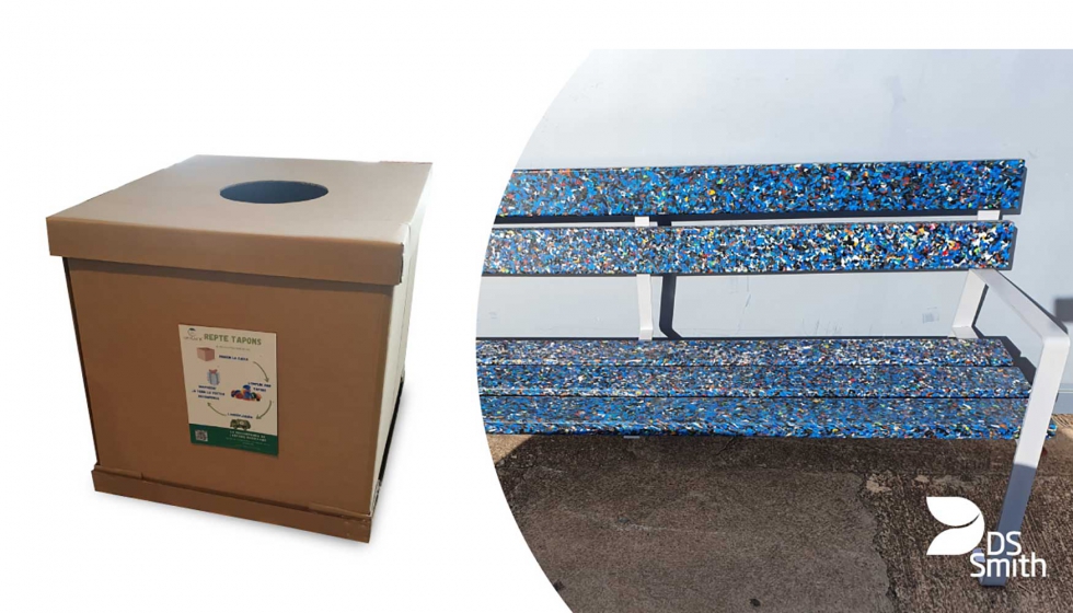 Suministra a CMPlastik un embalaje para el depsito y almacenaje de tapones de plstico que se convertirn en mobiliario urbano...
