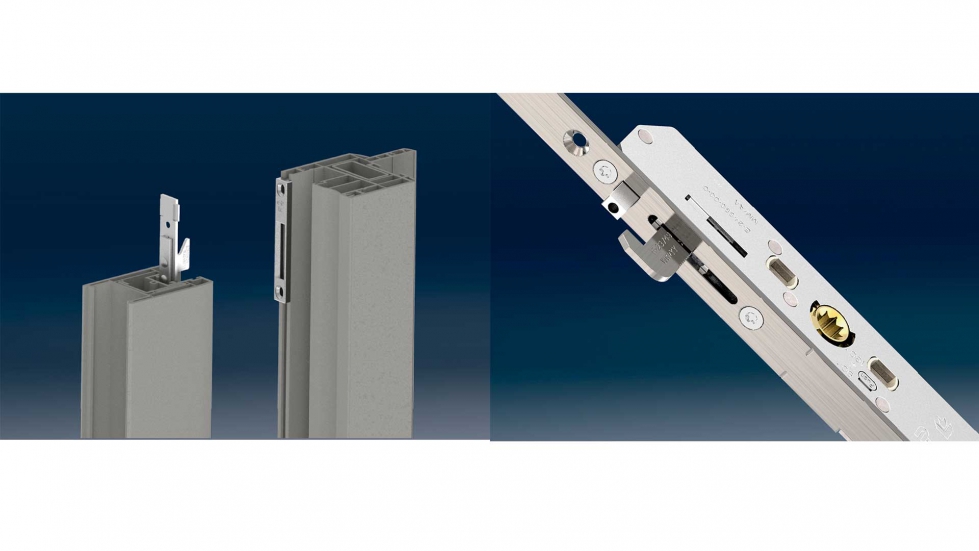 La cremona Slide Lock de GU incorpora un sistema de anti-falsa maniobra, gancho central regulable y ganchos de cierre en acero bidireccionales...
