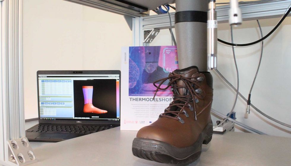 El proyecto Thermodelshoe II investiga un algoritmo capaz de predecir el confort trmico en calzado en base a las propiedades trmicas de los...