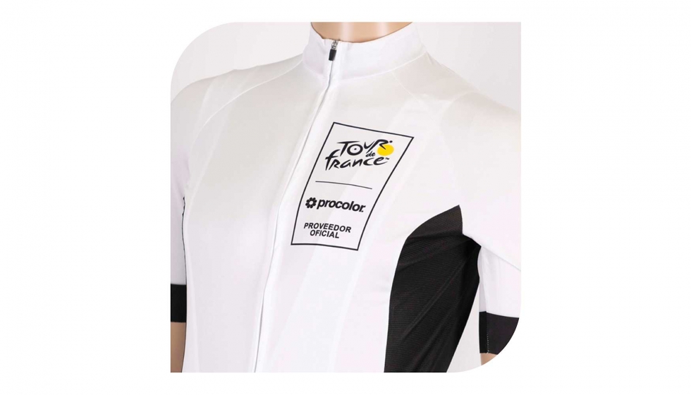 Maillot del Tour con el logo de Procolor