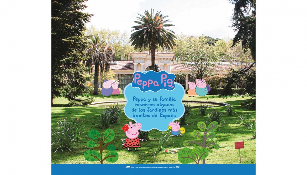 Este verano Peppa Pig visitar algunos jardines botnicos de Espaa
