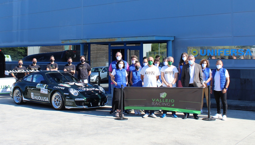 Miembros de la escudera Vallejo Racing visitaron las instalaciones de Clikfer-Unifersa