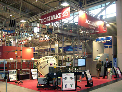 Imagen del stand de Posimat en Drinktec 2009