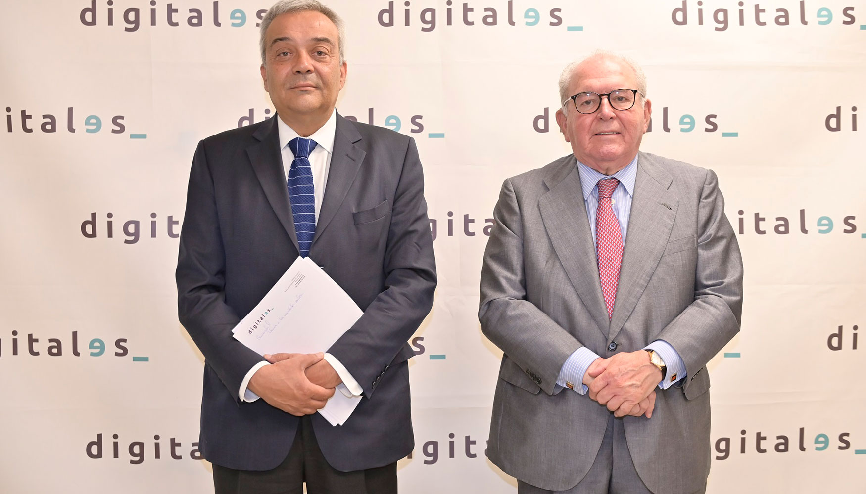Victor Calvo-Sotelo, director general de DigitalES y Eduardo Serra, presidente de la Asociacin