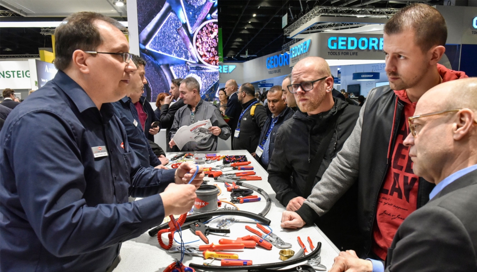 Stand de Knipex en la edicin 2018 de la feria. Foto: Koelnmesse