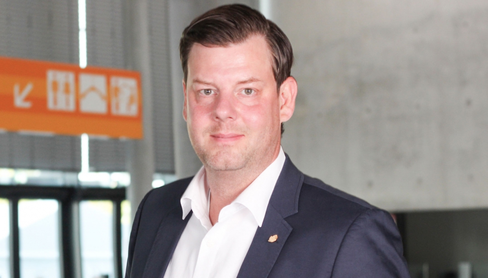 Sebastian Schmid, Director del Departamento de Tecnologa de Messe Stuttgart. Foto: Messe Stuttgart