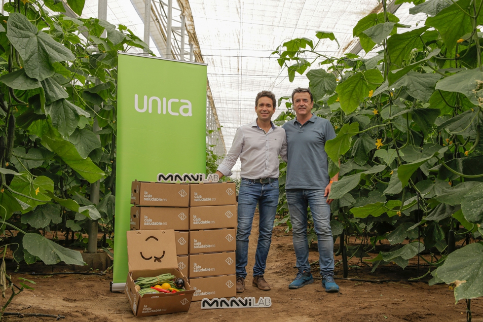 Diego Caldern, subdirector de UNICA Group (izda.), y Antonio Domene, vicepresidente de Kimitec