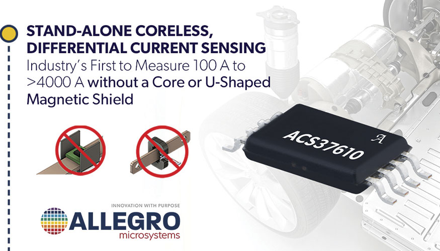El sensor de corriente ACS37610 ya est disponible en un encapsulado TSSOP de bajo perfil, sin plomo (Pb) y de 8 patillas para montaje en superficie...