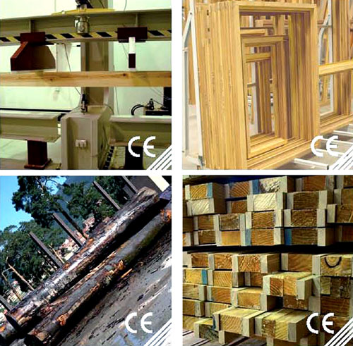 Entre los productos de madera que contemplan el marcado CE se encuentran...