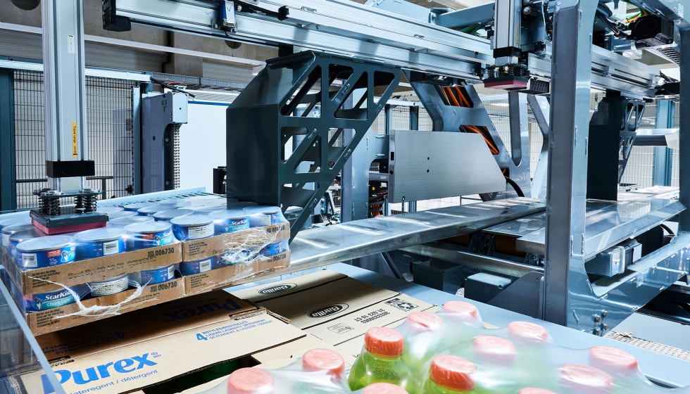 El Robotic Universal Picker abreviado Runpick prepara y paletiza los comestibles automticamente. Foto: Knapp/Niederwieser...