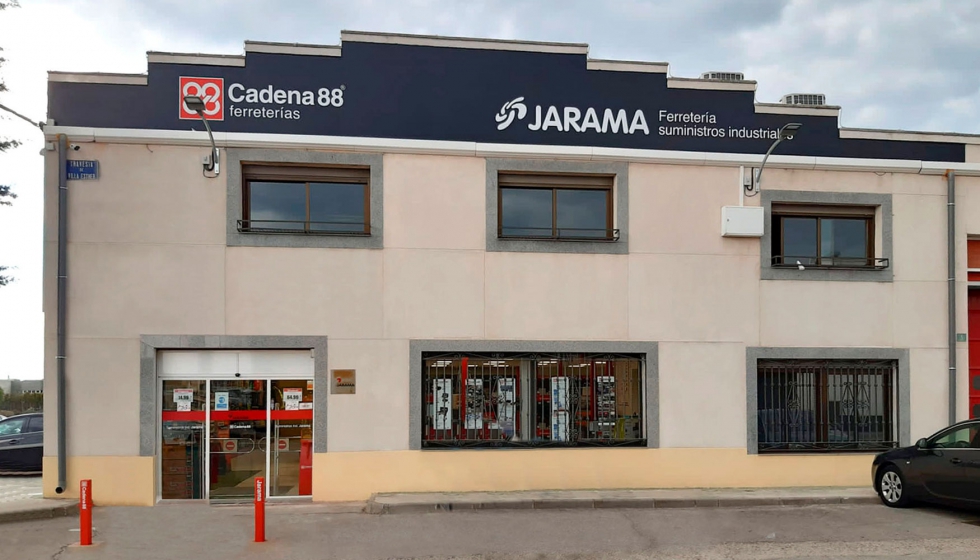 La nueva ferretera es el resultado de la transformacin del antiguo almacn de Grupo Jarama en Algete