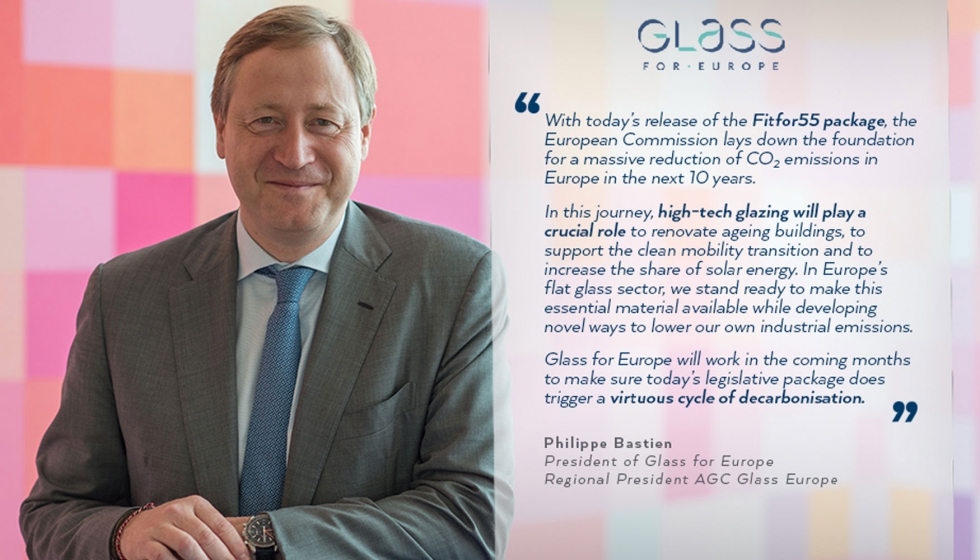 Philippe Bastien, presidente de Glass for Europe y presidente regional de AGC Glass Europe