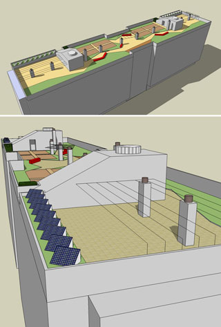 Maqueta del espacio ideado por Vctor Mena y Celia Alba para su proyecto