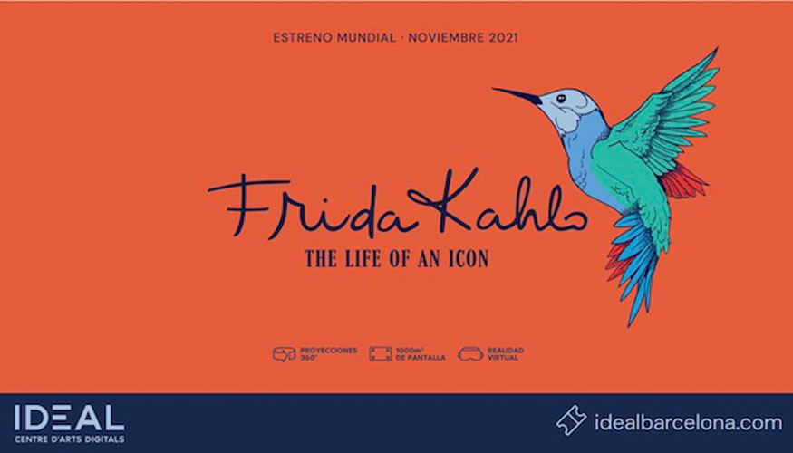Frida Khalo  The Life o fan Icon abrir sus puertas en Ideal Barcelona en noviembre de 2021