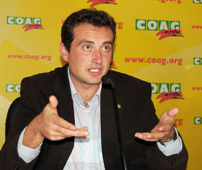 Alejandro Garca-Gasco, responsible for agricultural productions of Coag