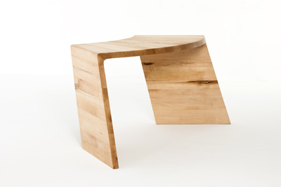 El proyecto ganador del tercer premio 'Menos es ms', un mueble modular que se puede usar como mesa de estudio u oficina...