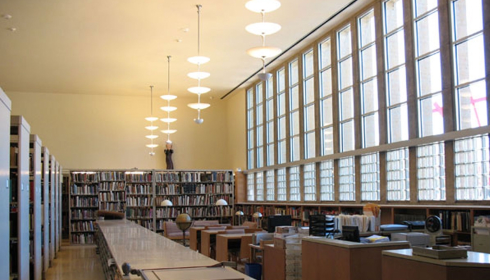 Eero Saarinen  Biblioteca de la Academy of the Art de Cranbrook, 1940