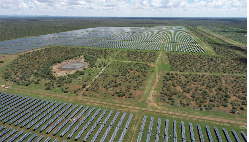 Seguidores solares centralizados de STI Norland instalados en Sishen, Sudfrica