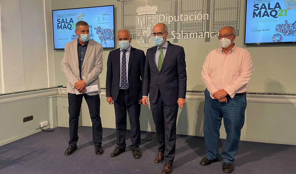 De izquierda a derecha, Julin Barrera, diputado de Agricultura; Jess Mara Ortiz, diputado de Ferias; Javier Iglesias...