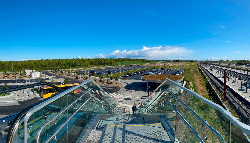 La estacin de tren Kge Nord es una de las 298 estaciones de los Ferrocarriles Estatales Daneses...