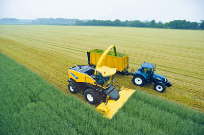 Monitoring system of trailers of the mincer of forage FR9000, awarded the highest award granted by Agritechnica