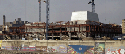 Estructura metlica dle palacio con gama de perfiles abiertos tipo IPE, HEA, HEB, UPN