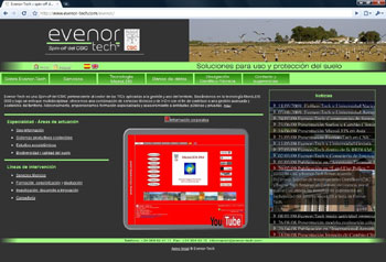 Image of Evenor-Tech website