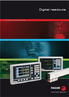 The new catalogue completes the range of digital viewers of Fagor Automation levels