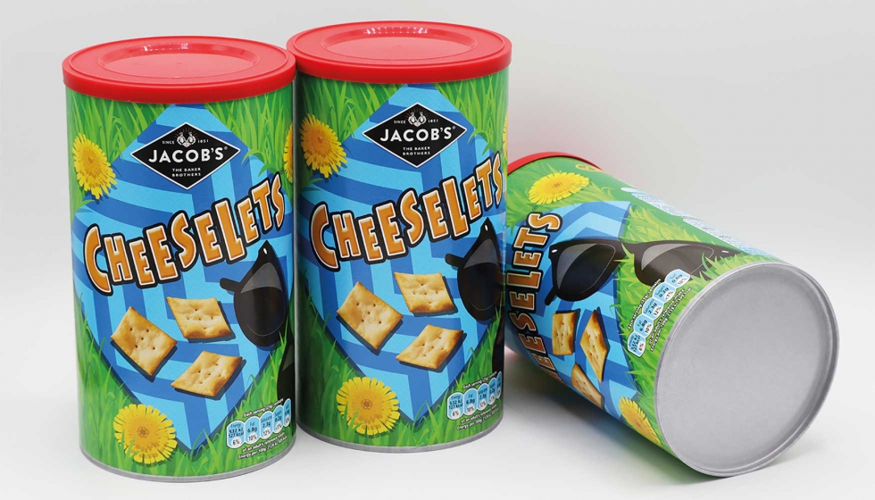 El fabricante de snacks pionero en todo el mundo saca el mximo partido de la gama EnviroCan de Sonoco para sus productos Mini Cheddars, Cheeselets...