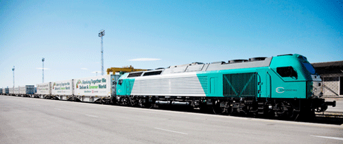 Este servicio ferroviario estar� compuesto de trenes de 467 m de longitud m�xima. Foto: Euro Cargo Rail