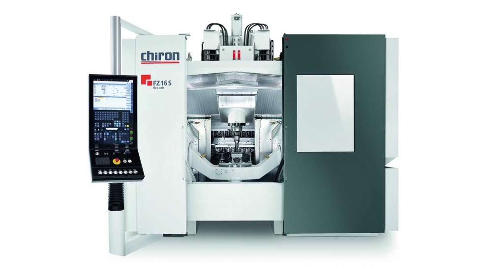 Centro de mecanizado CNC de alta precisin Chiron FZ 16 S de cinco ejes. Foto: Grupo Chiron