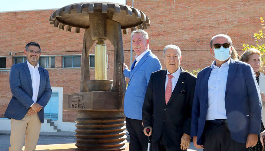 Un momento de la inauguracin en Alcobendas del el 1 Monumento en el mundo al sprinkler
