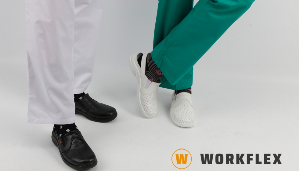 Workflex fabrica un calzado cuyos materiales permiten la correcta transpiracin del pie y ofrecen un mayor confort al caminar...