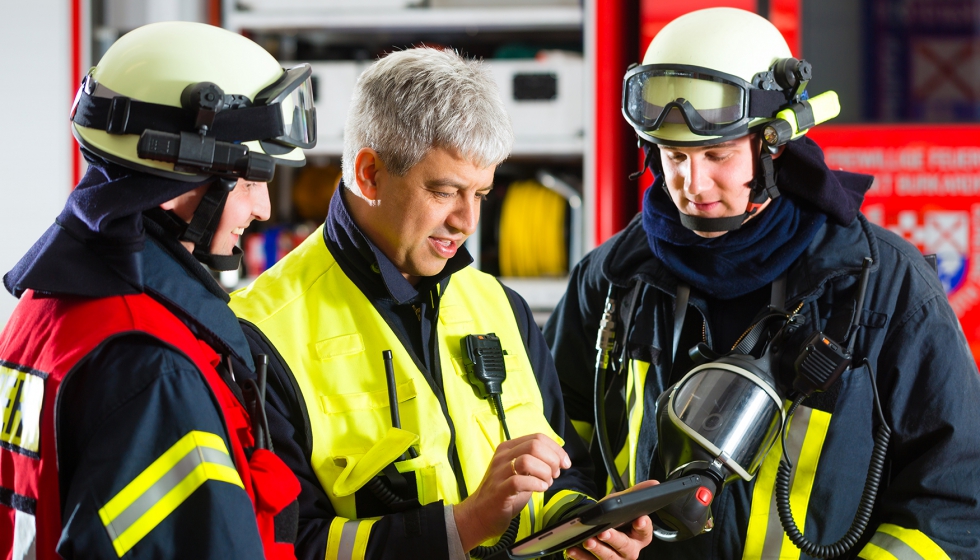 Las nuevas tecnologas forman parte del da a da de los bomberos