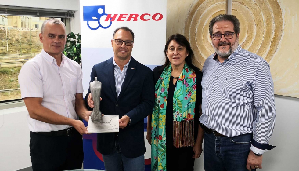 Reconocimiento en las instalaciones de Herco en Zaragoza...