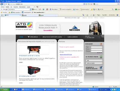 Nueva web de ATG Digital