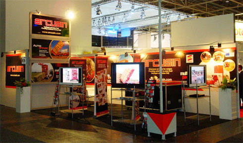 Arcusin stand at Agritechnica