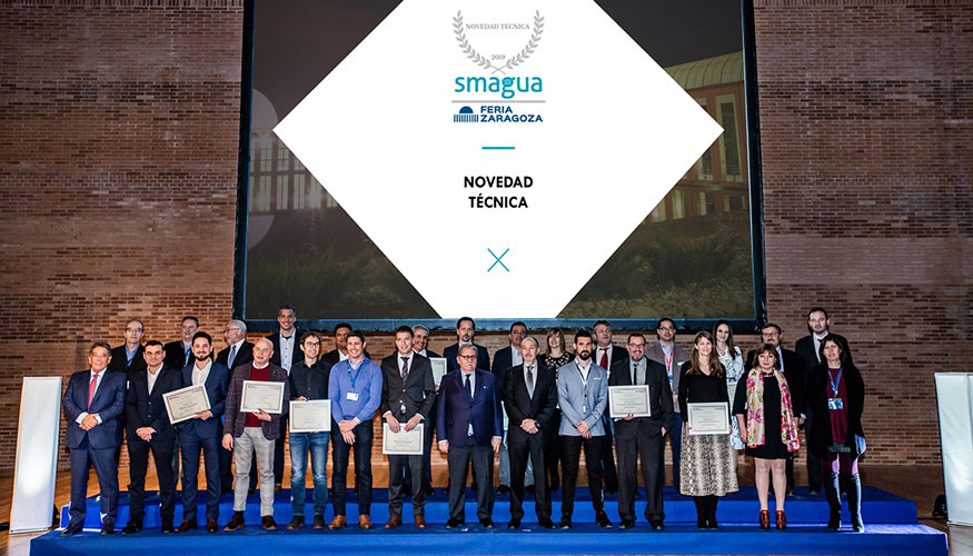 Imagen de la entrega de premios de Novedad Tcnica, celebrada en el marco de Smagua 2019