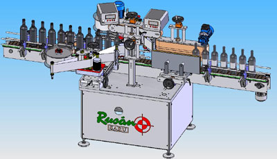 Prototipo de la etiquetadora lineal automtica SR Basic P3 con producciones de hasta 6.000 unidades por hora